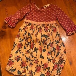 Matilda Jane Pink and Orange Floral Dress